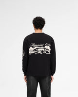 Raceway Long Sleeve T-Shirt - Jet Black