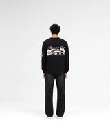 Raceway Long Sleeve T-Shirt - Jet Black