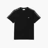 Cotton Jersey Logo Stripe T-Shirt