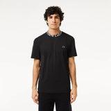 Lacoste Jacquard Neck Piqué T-shirt