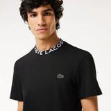 Lacoste Jacquard Neck Piqué T-shirt