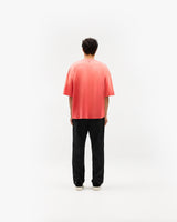 Initial Boxy T-Shirt - Vintage Red