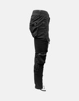 Vialli Captain Black Cargo Pants