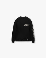 Raceway Long Sleeve T-Shirt - Jet Black
