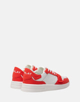 Replay University M Velcro White/Red Sneakers