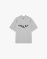 Team 247 Oversized T-Shirt - Ash Grey