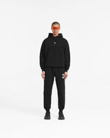 247 Oversized Hoodie - Jet Black