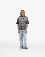 Represent X Guns N' Roses Cross T-Shirt - Stained Black
