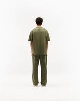 Initial Oversized T-Shirt - Army Green