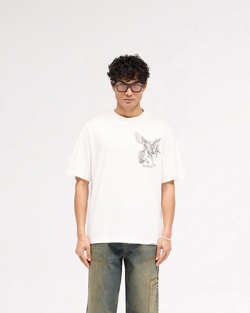 Elegance In Motion T-Shirt - Flat White