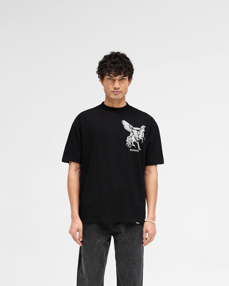 Elegance In Motion T-Shirt - Jet Black