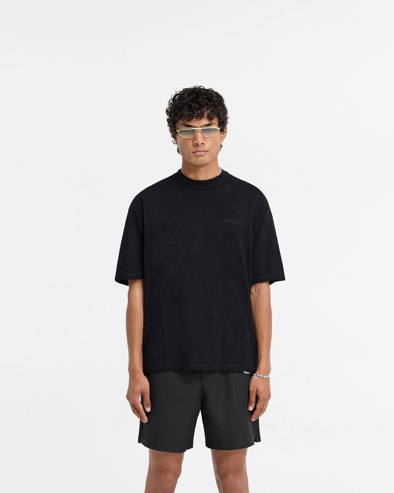 Slub T-Shirt - Jet Black