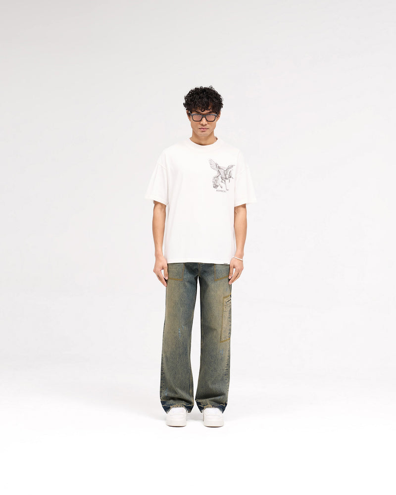 Elegance In Motion T-Shirt - Flat White