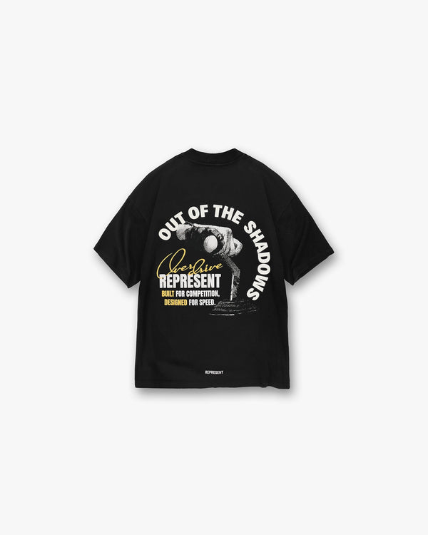 Out Of The Shadows T-Shirt - Stained Black