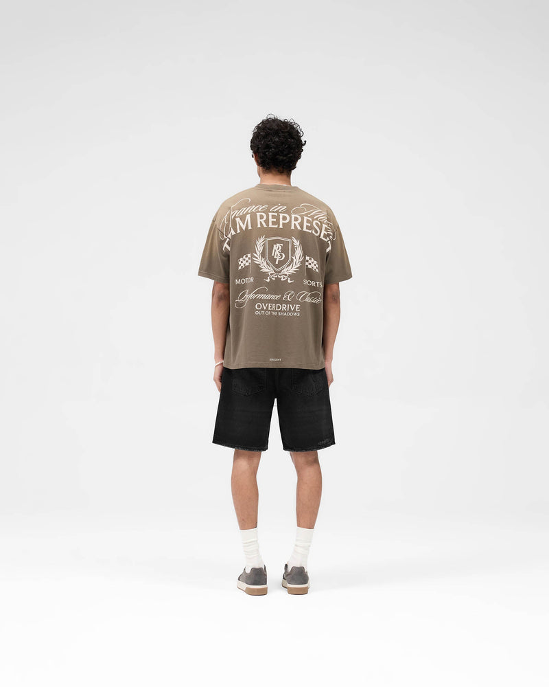 Crest T-Shirt - Dark Taupe