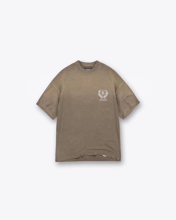 Crest T-Shirt - Dark Taupe