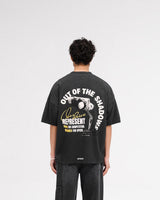 Out Of The Shadows T-Shirt - Stained Black