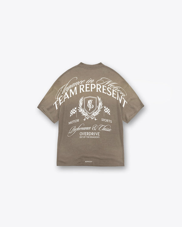 Crest T-Shirt - Dark Taupe