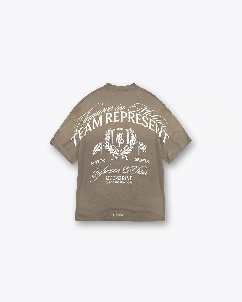 Crest T-Shirt - Dark Taupe