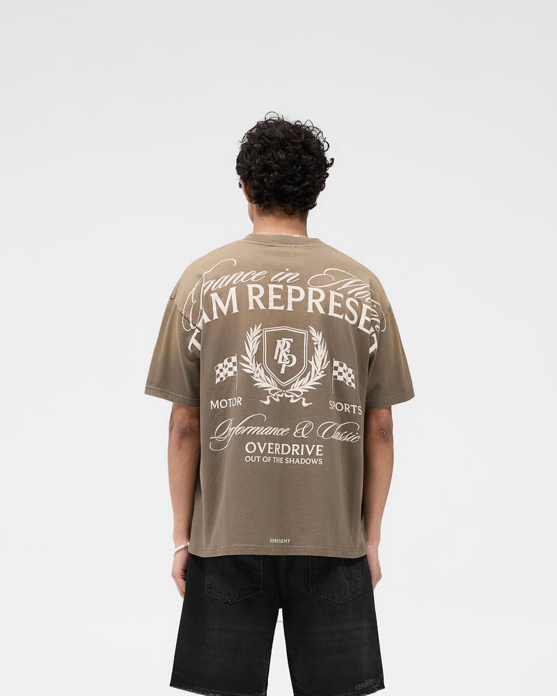 Crest T-Shirt - Dark Taupe