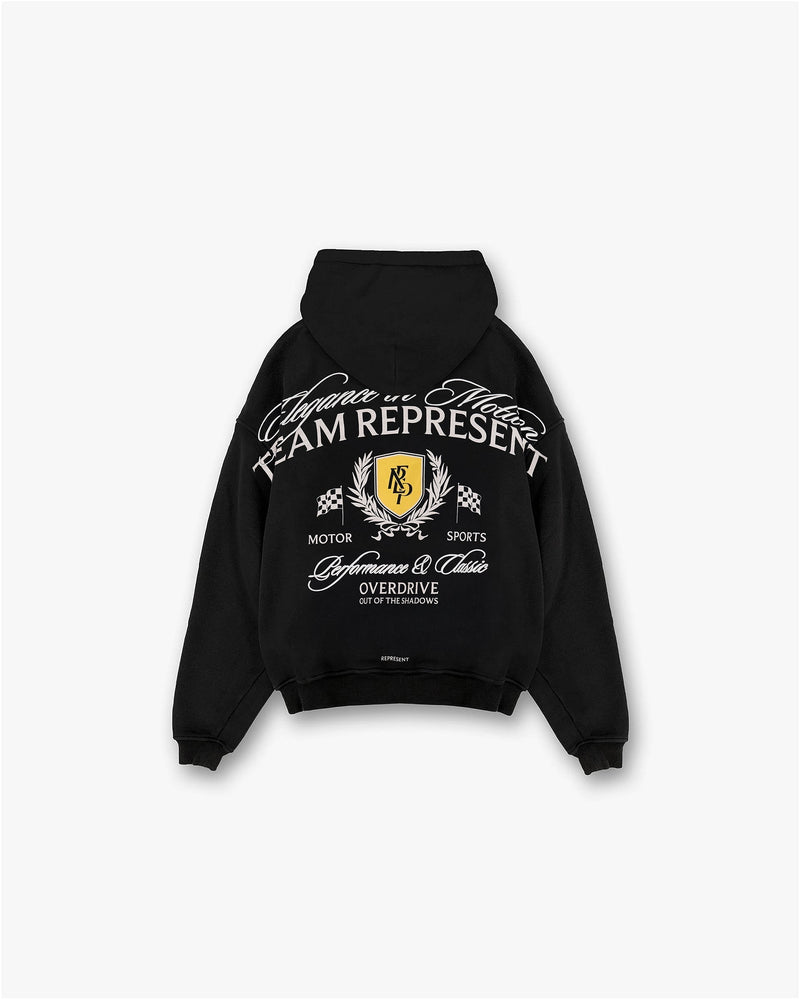 Crest Hoodie - Vintage Black