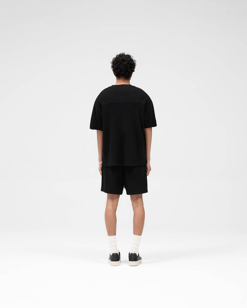 Waffle T-Shirt - Jet Black