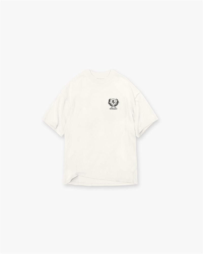 Crest T-Shirt - Flat White
