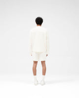 Waffle Long Sleeve T-Shirt - Flat White