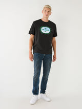True Religion Relaxed T-Shirt Stone Jet Black