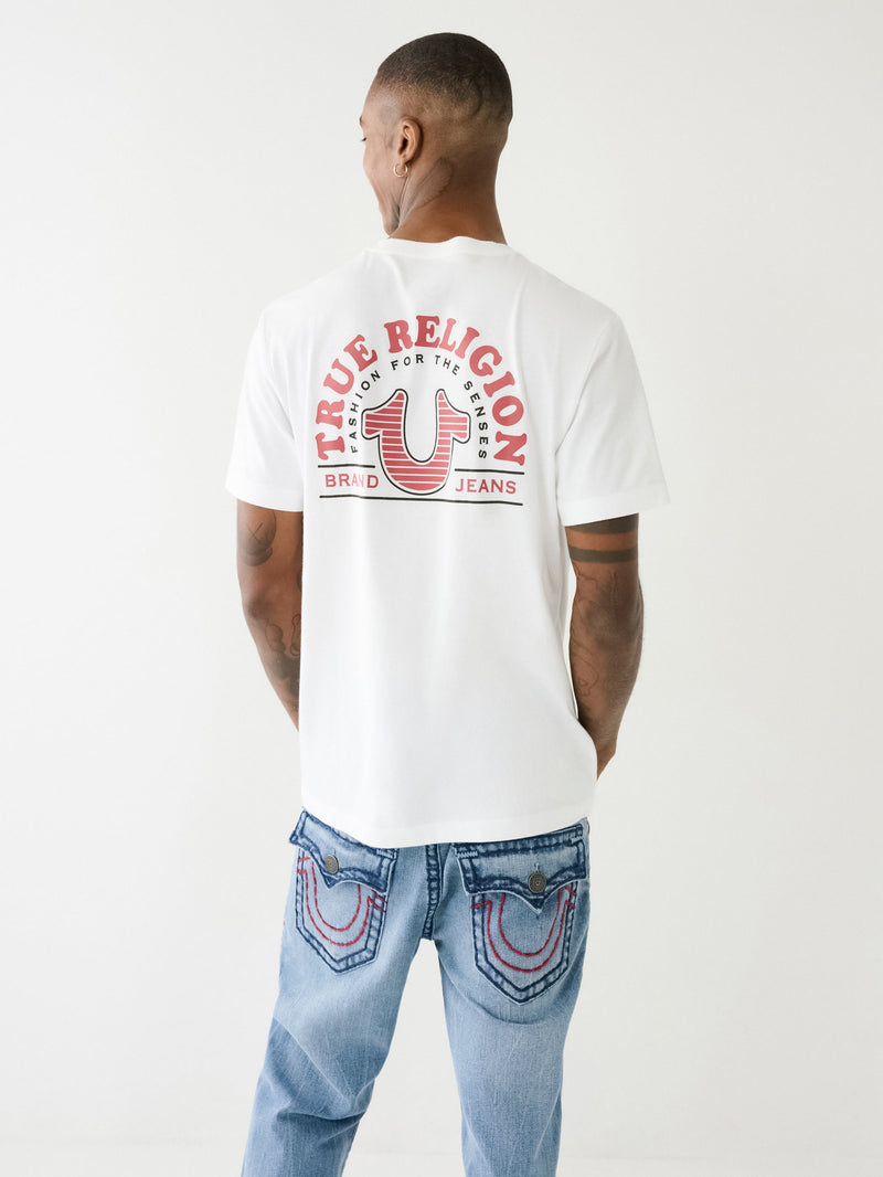 True Religion Fishing Sense T-Shirt Optic White