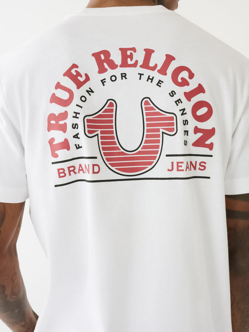 True Religion Fishing Sense T-Shirt Optic White