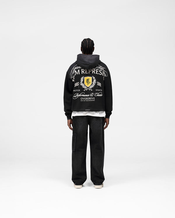 Crest Hoodie - Vintage Black