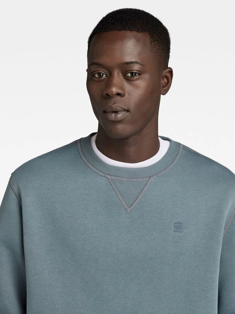 G-Star Men's Premium Core Grey Sweater