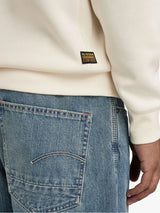 G-Star Men's Premium Core Cream Hooded Sweater