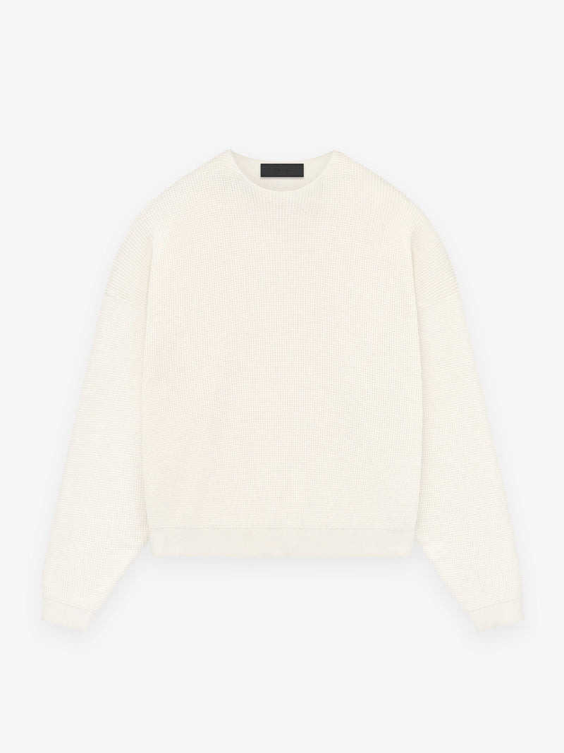 Waffle Crewneck Sweater