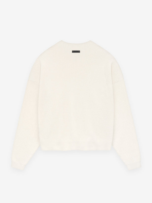 Waffle Crewneck Sweater