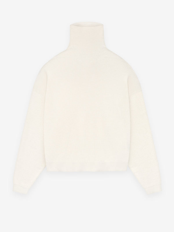 Waffle Turtleneck