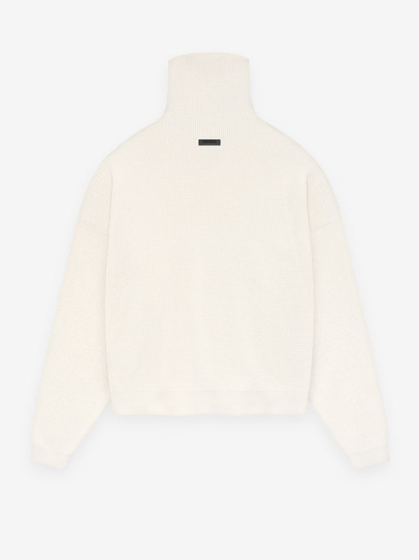 Waffle Turtleneck