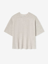 Waffle Short Sleeve Sweater