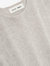 Waffle Short Sleeve Sweater