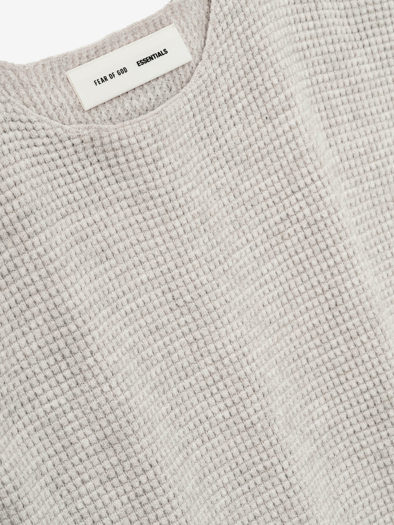 Waffle Short Sleeve Sweater