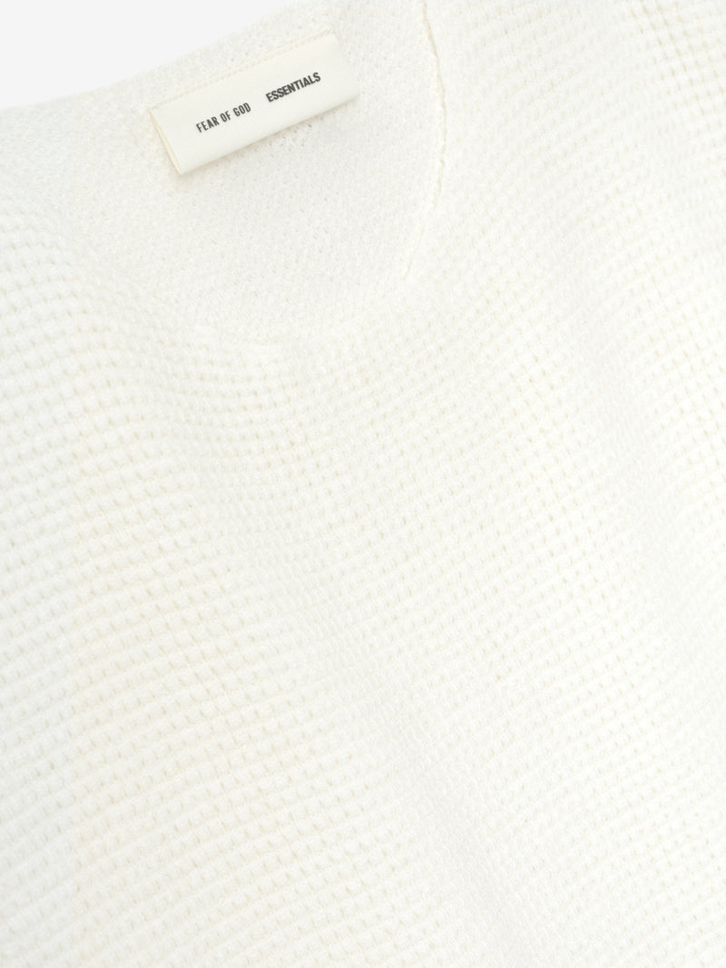 Waffle Crewneck Sweater