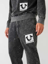 True Religion Registered Classic Track Pants Classic Jet Black