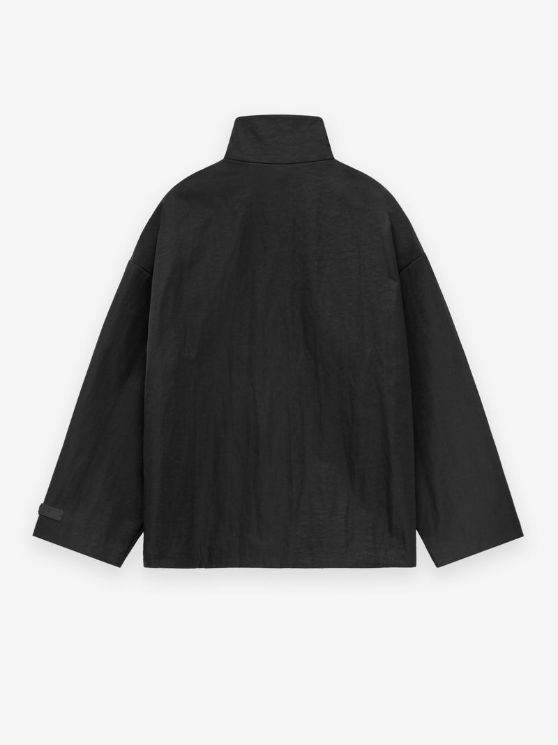 Textured Nylon Halfzip Pullover