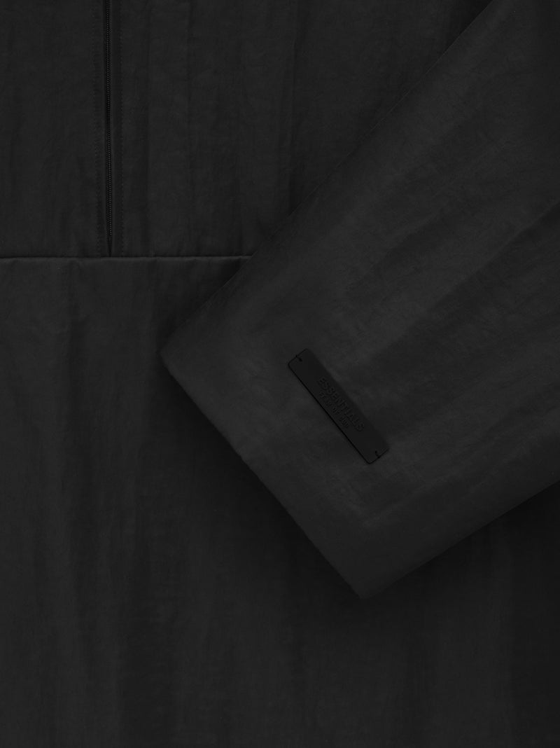 Textured Nylon Halfzip Pullover