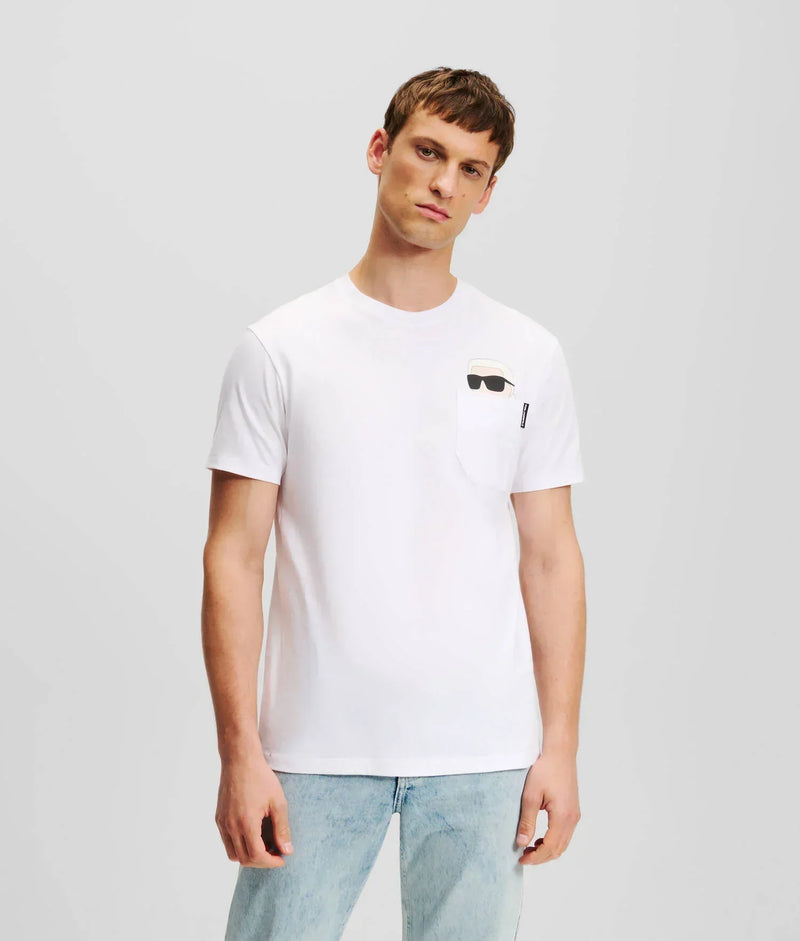 KARL LAGERFELD K/IKONIK POCKET T-SHIRT