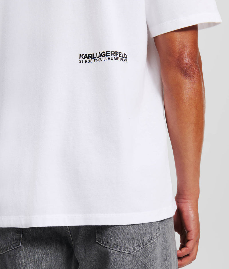 KARL LAGERFELD RUE ST-GUILLAUME WASHED T-SHIRT