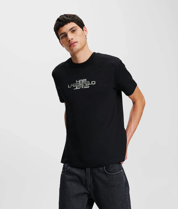 KARL LAGERFELD KLJ FOIL LOGO T-SHIRT