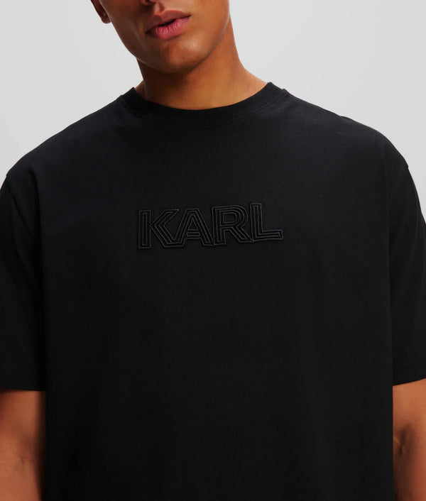 KARL LAGERFELD KARL LOGO ART DECO T-SHIRT