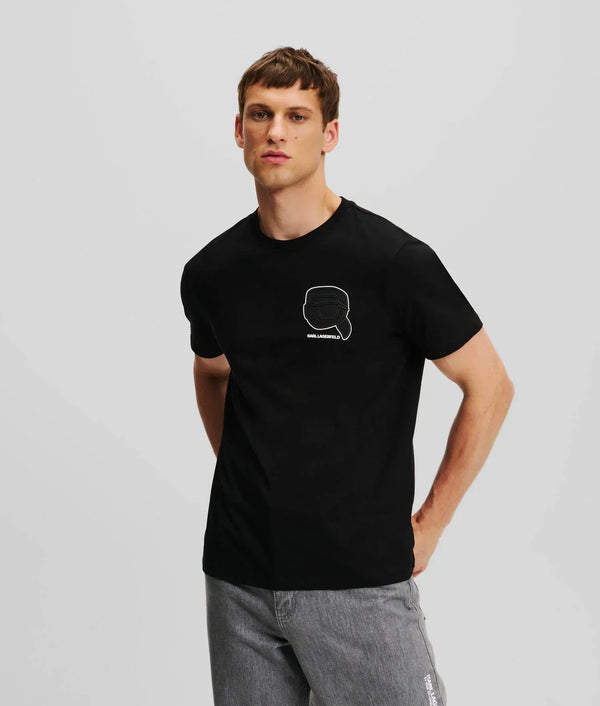 KARL LAGERFELD K/IKONIK OUTLINE T-SHIRT